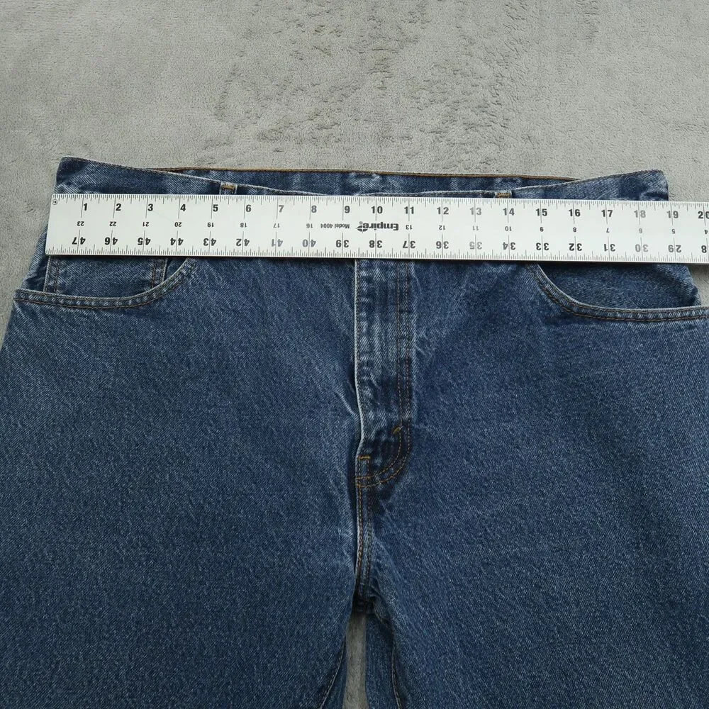 Levi's 517 Jeans Mens 38x32 Blue Regular Bootcut Rigid Denim Pants Medium Wash